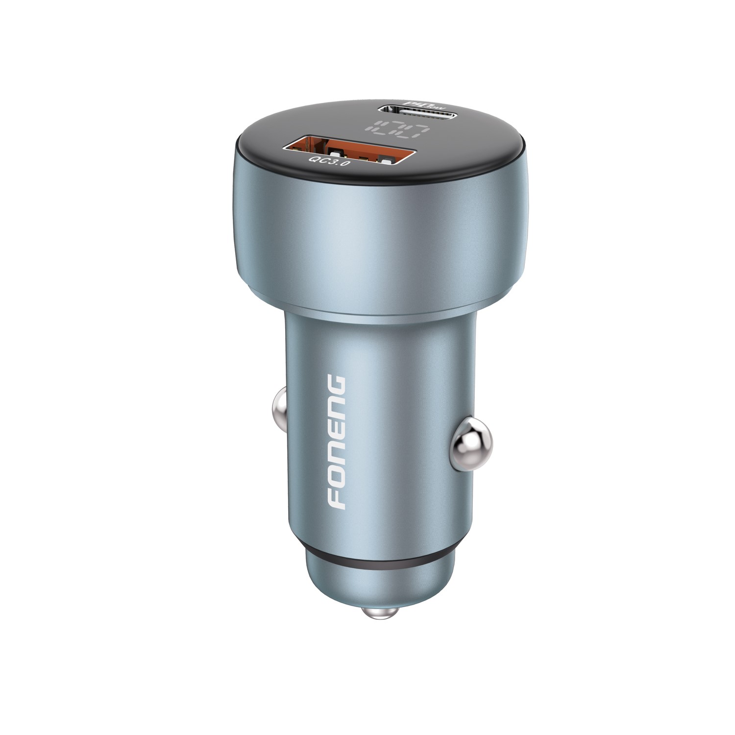 Incarcator Auto Foneng C18 USB+Tip C,PD 48W 3A, Cablu Tip C- Lightning - 4 | YEO